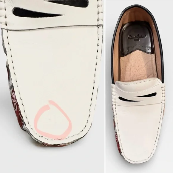 ROBERT GRAHAM
Haryanto Printed Leather Driving Loafers Size 11.5 - Picture 15 of 15